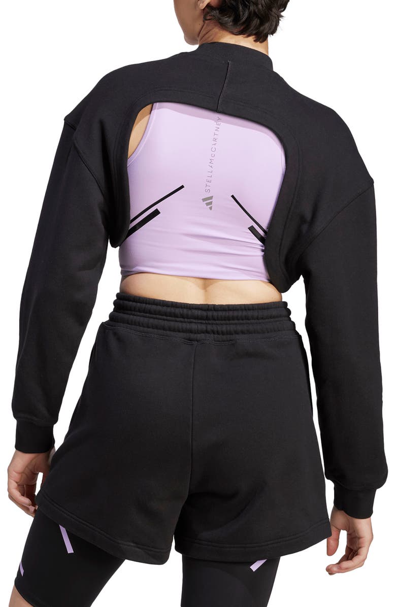 adidas by Stella McCartney TrueCasuals Cropped Sweatshirt, Alternate, color, 