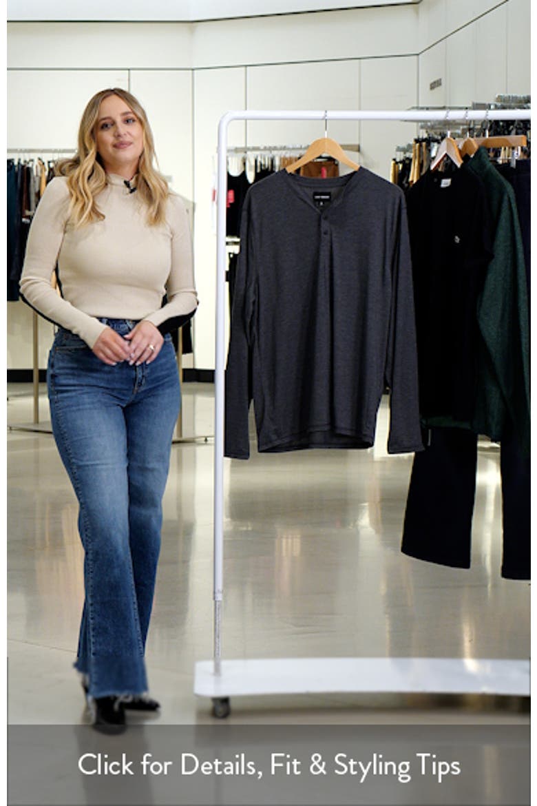 Long Sleeve Slub Jersey Henley video