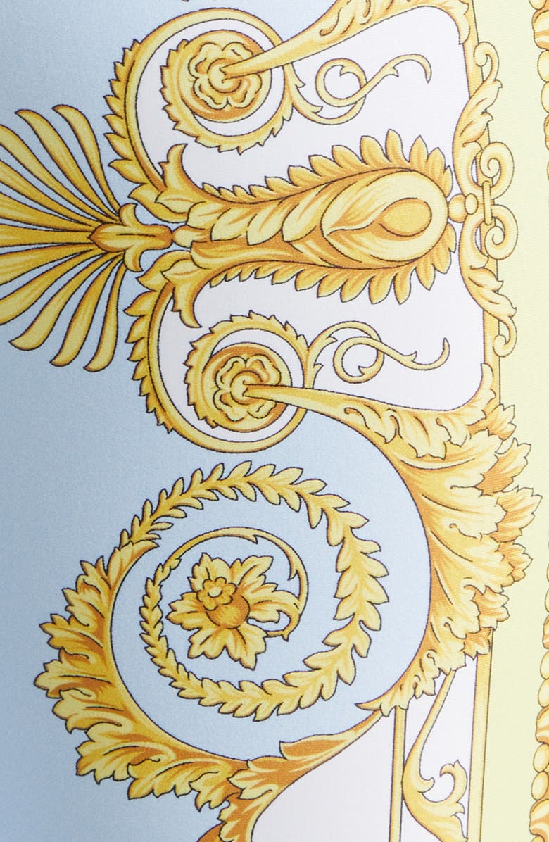 Versace Barocco Print Leggings, Alternate, color, 