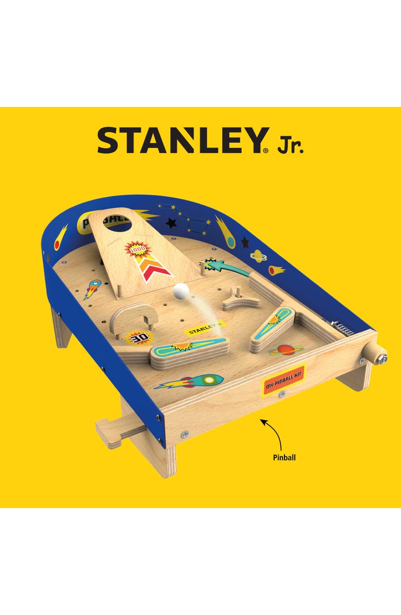 Stanley Jr. Pinball Machine Kit, Alternate, color, Multi Color