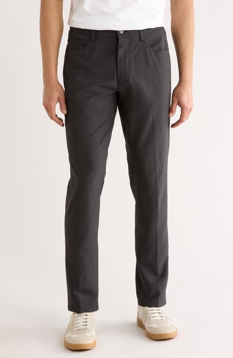 Technical Flat Front Pants
