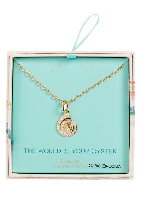 Nautilus Shell Pendant Necklace
