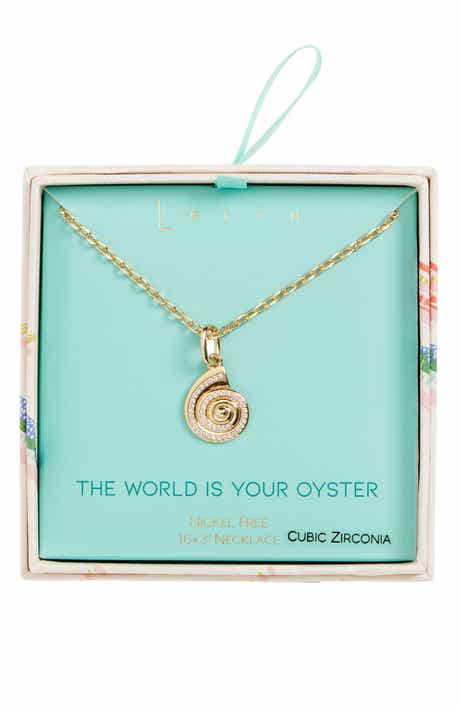 Leith Nautilus Shell Pendant Necklace