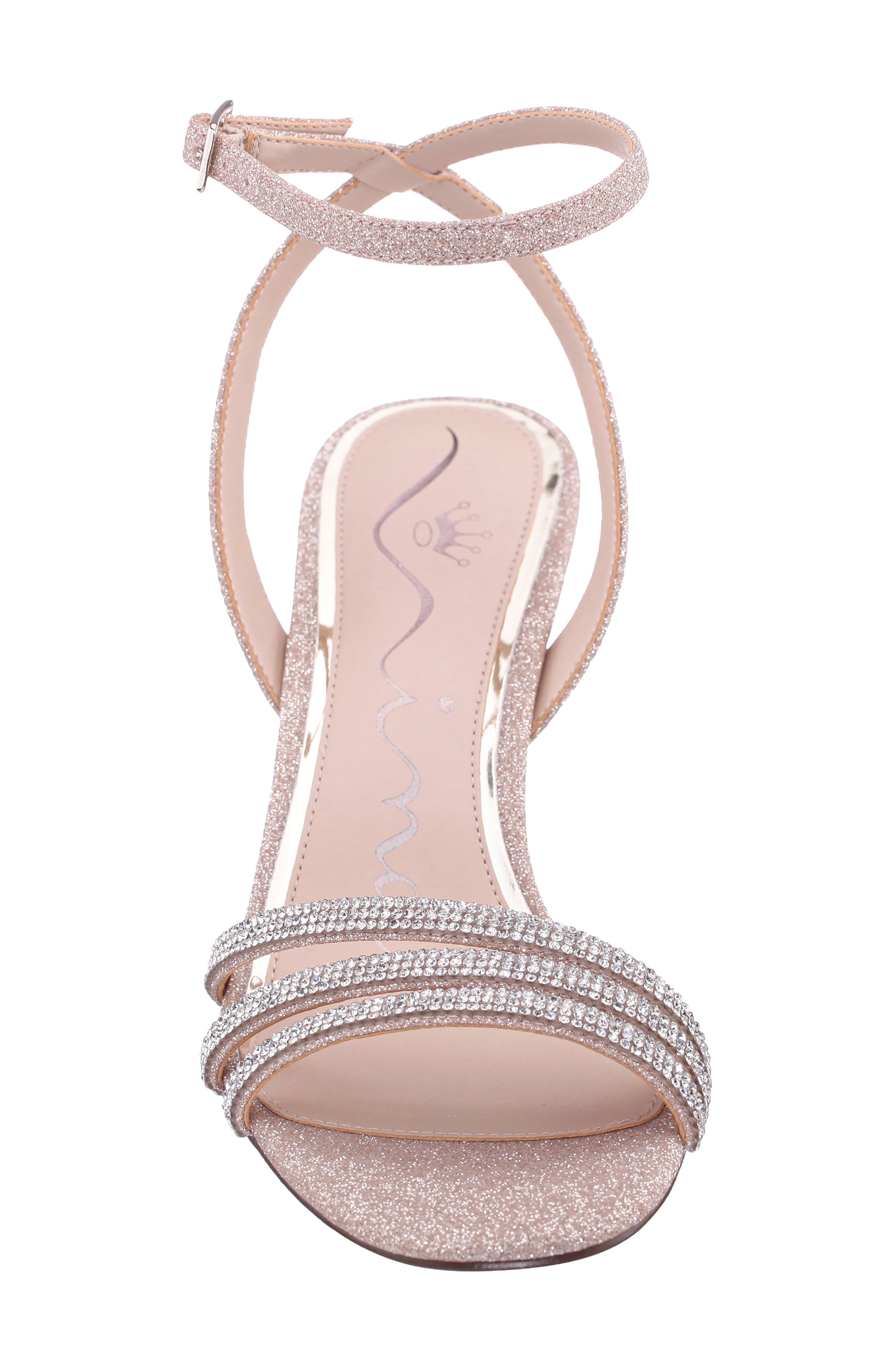 Alfreda Ankle Strap Sandal, Alternate, color, NUDE