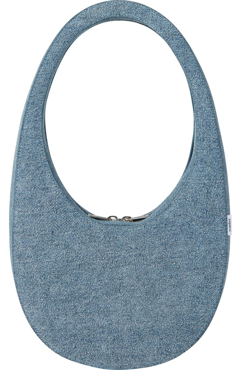 Coperni Swipe Denim Top Handle Bag, Alternate, color,