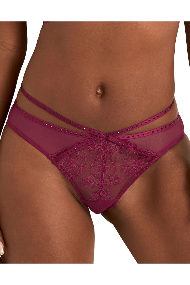 Lyra Brazilian Panties, Main, color, Dark purple