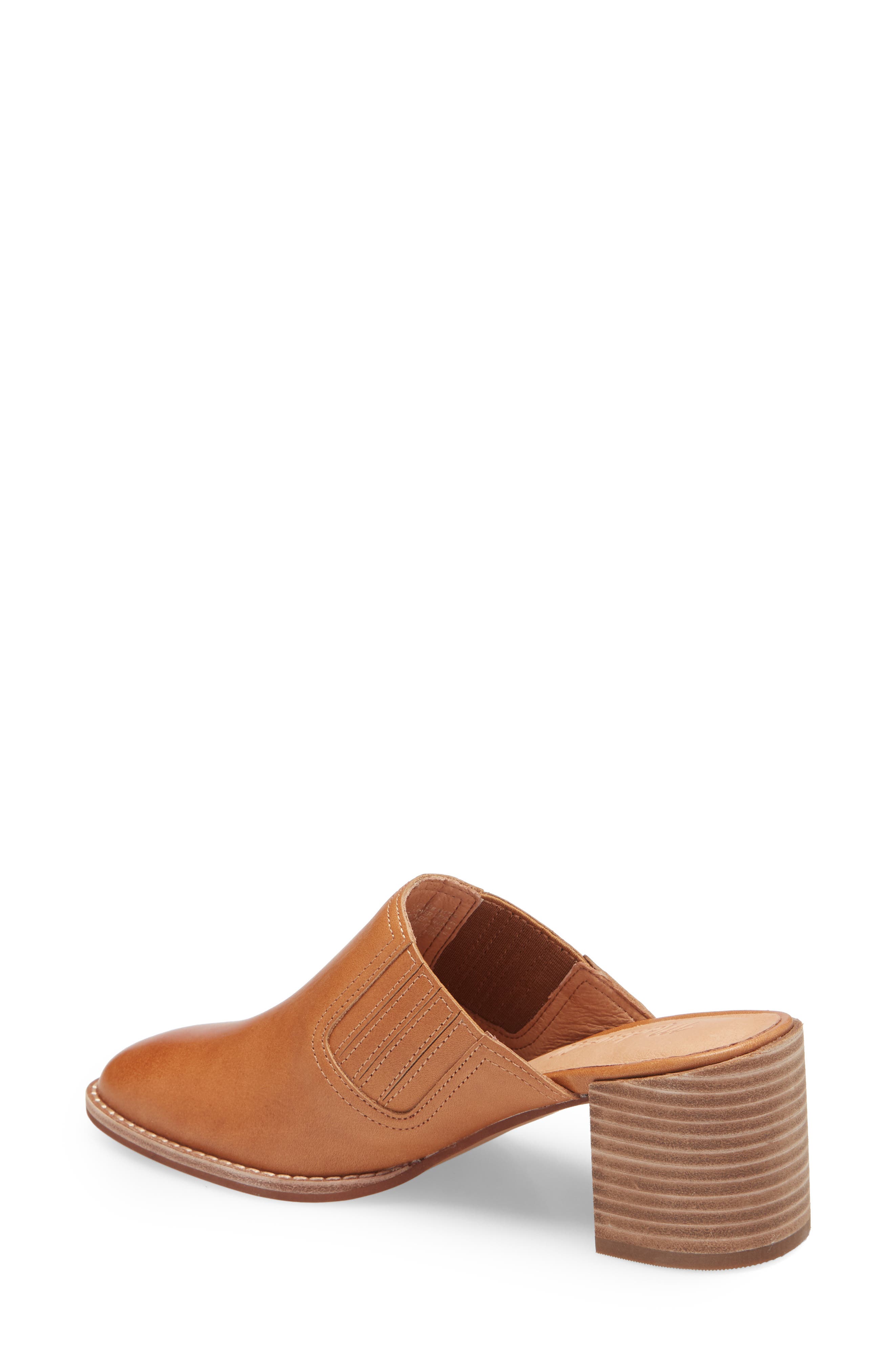 The Carey Mule, Alternate, color, AMBER BROWN