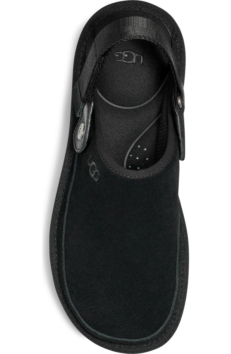 UGG<sup>®</sup> Goldencoast Water Repellent Slingback Clog, Alternate, color, Black