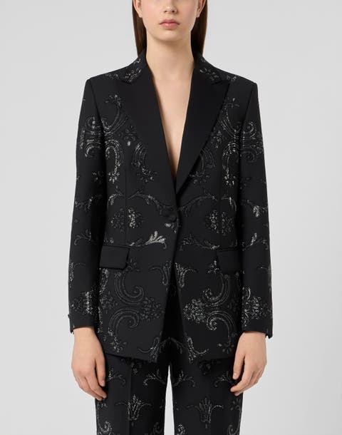 Boyfriend's Fit Blazer Baroque Strass Women