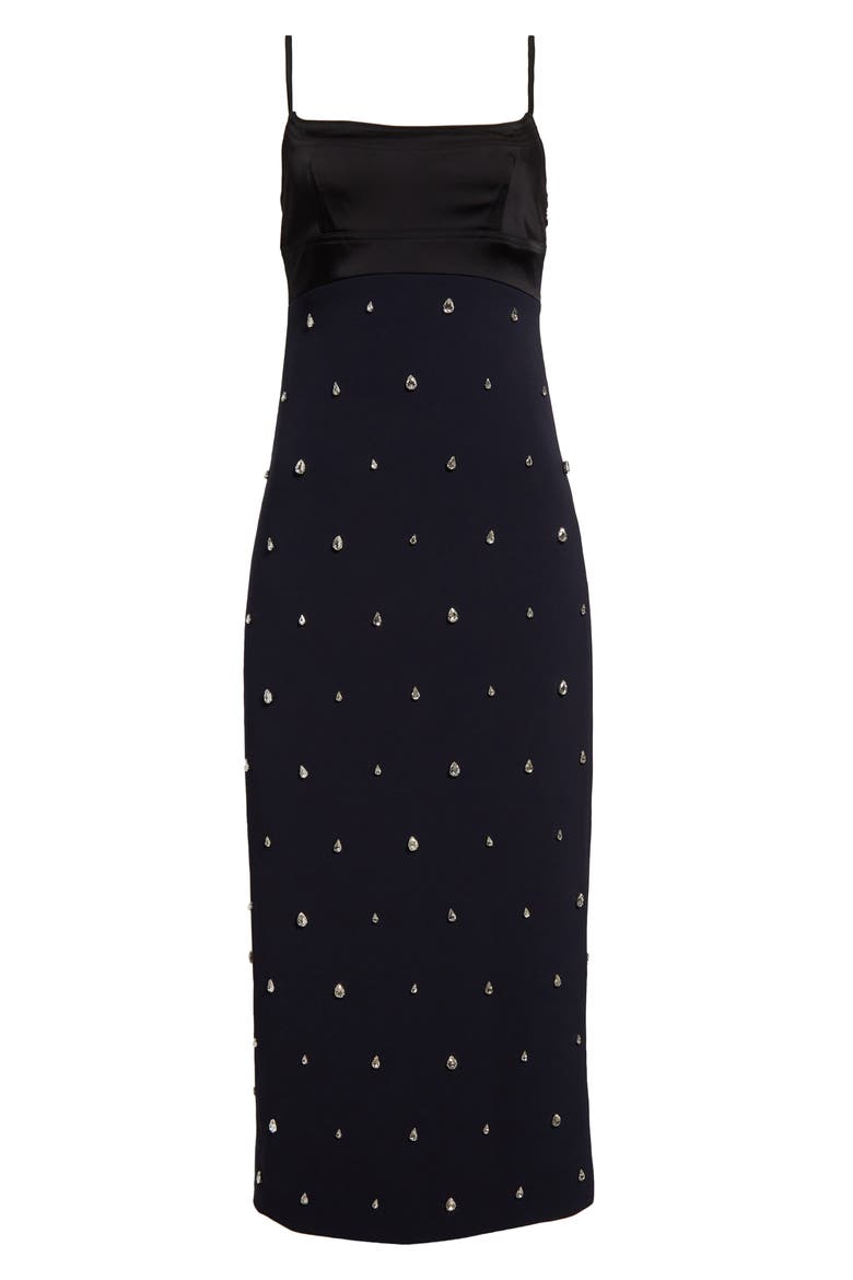 Alana Rhinestone Slipdress, Alternate, color, EVENING BLUE/ BLACK/ CRYSTAL
