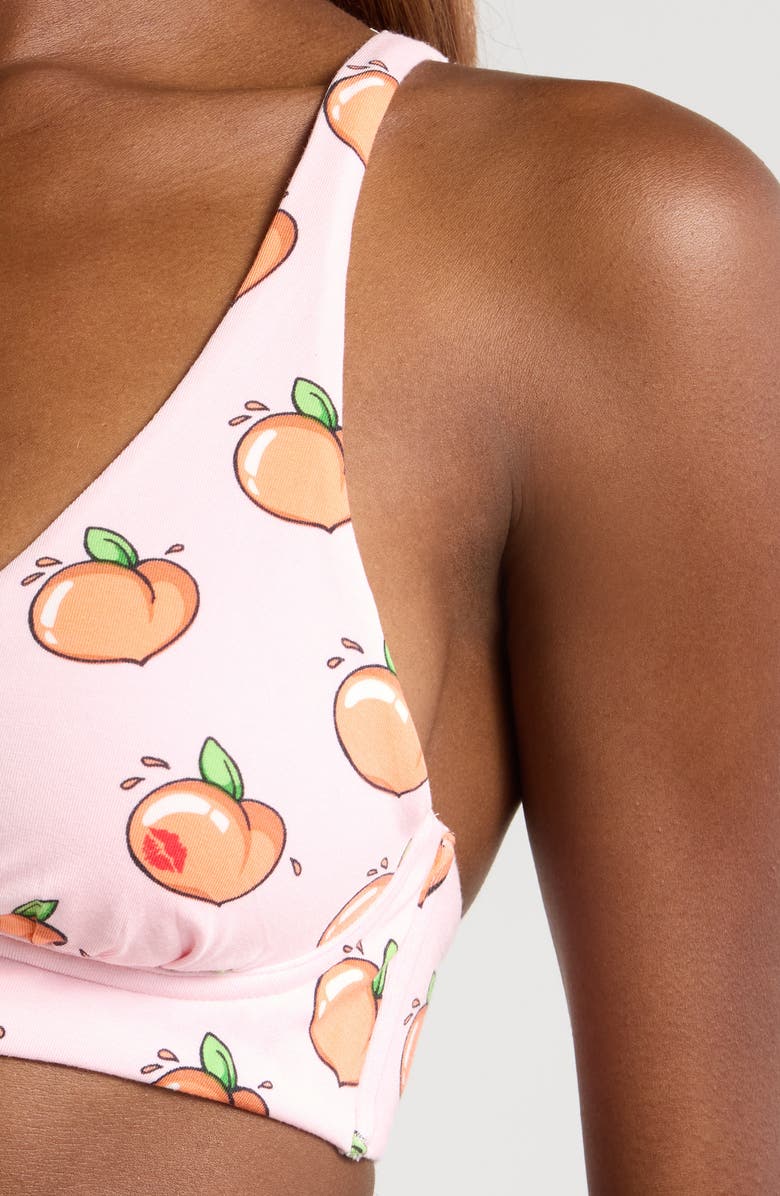 MeUndies FeelFree Longline Bralette, Alternate, color, Kiss My Peach