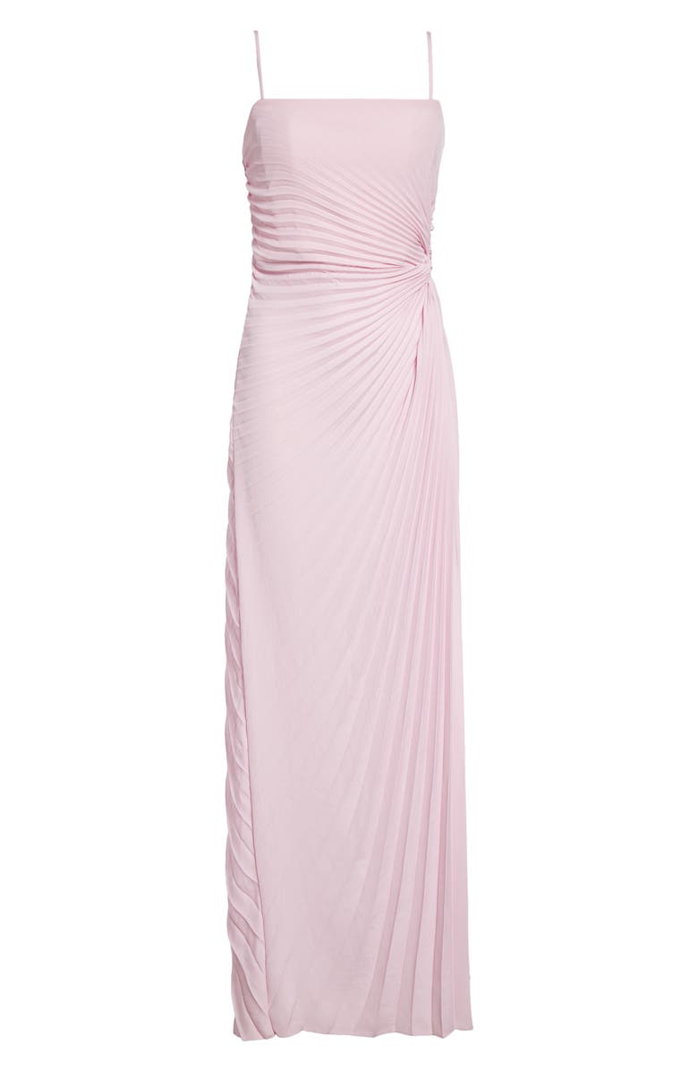 A.L.C. Layla Strapless Pleated Gown, Alternate, color, Wisteria
