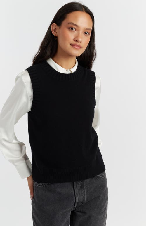 Chinti & Parker Wool Cashmere Tank In Black