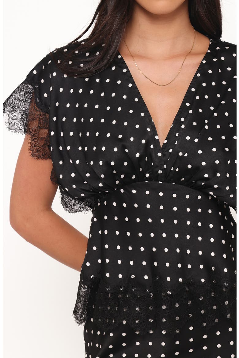 Ailbhe Top, Alternate, color, BLACK POLKA DOT
