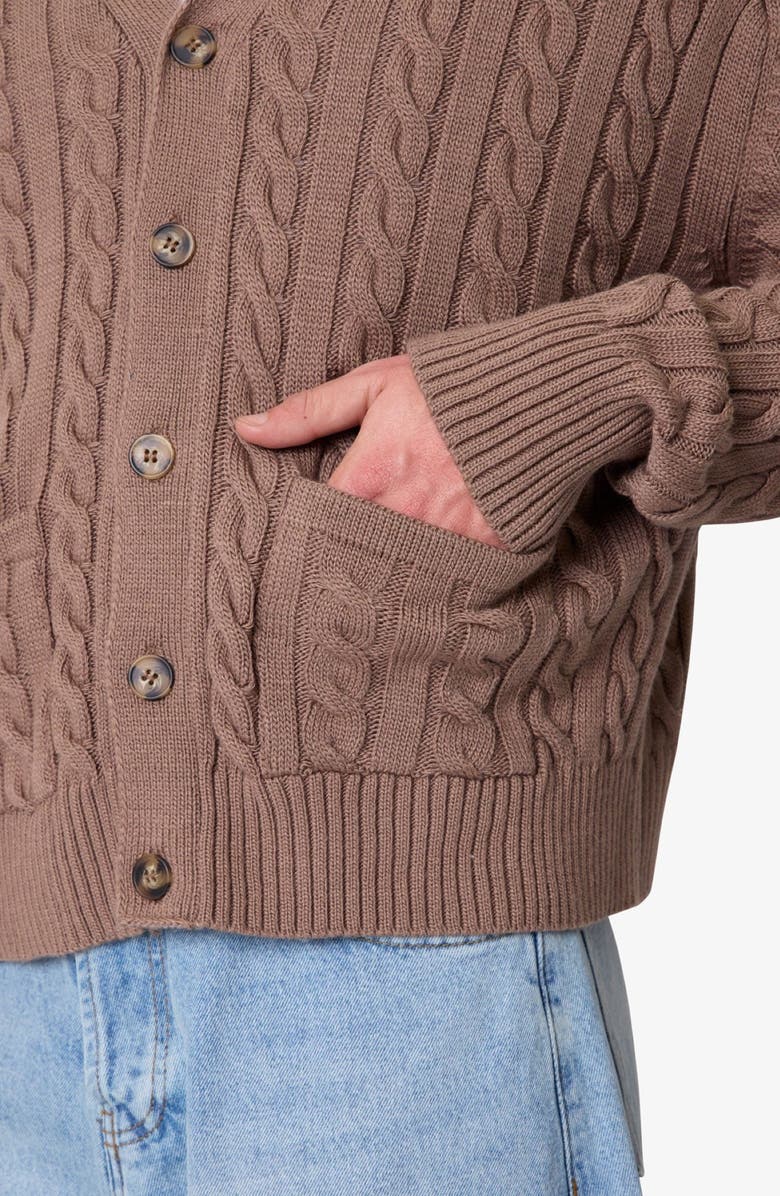 mnml Cable Cardigan, Alternate, color,