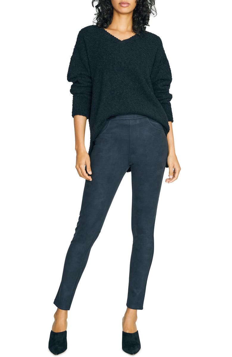 Sanctuary V-Neck Teddy Sweater, Alternate, color, 