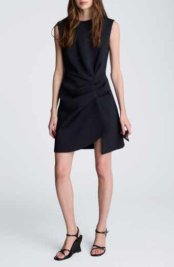 Drape Pleated Sleeveless Dress