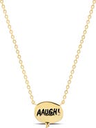 Crislu x Peanuts® AAUGH! Thought Bubble Pendant Necklace