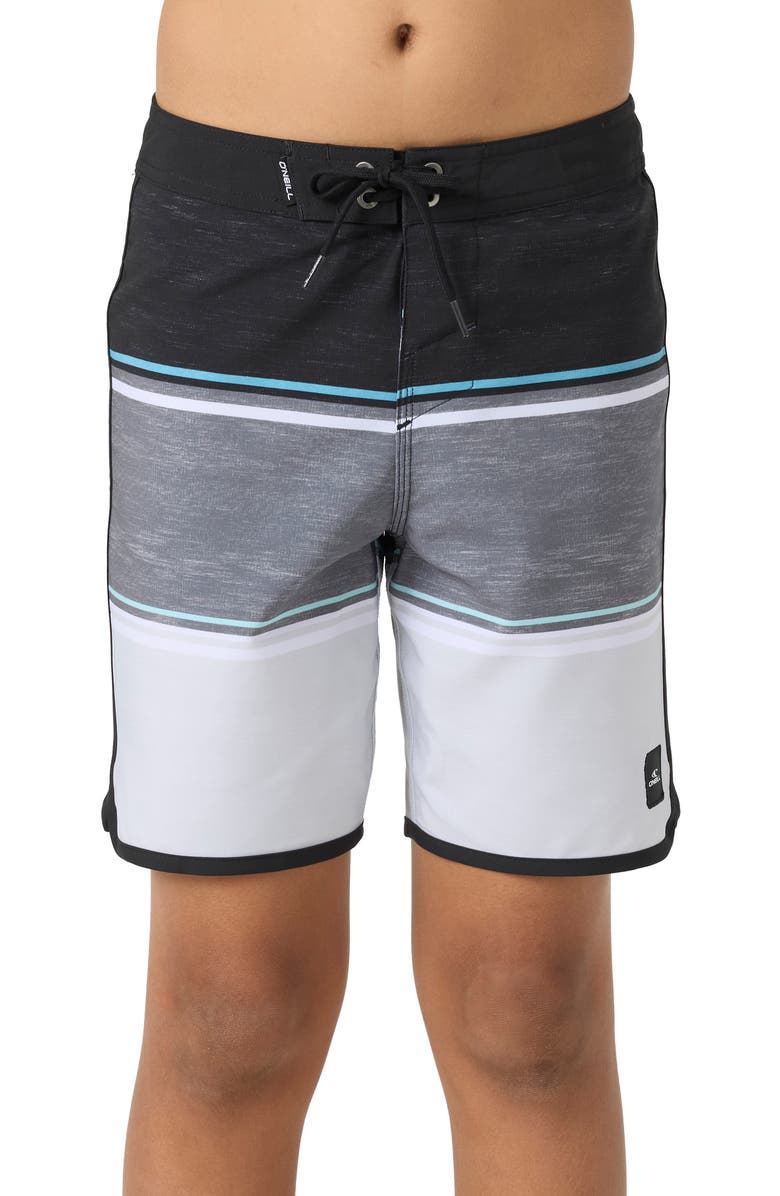 O'Neill Kids' Lennox Scallop Swim Trunks, Main, color,