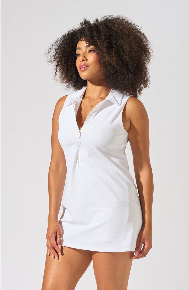 Bobbe Active Hampton Geo Print A-Line Dresss, Alternate, color, Lilac