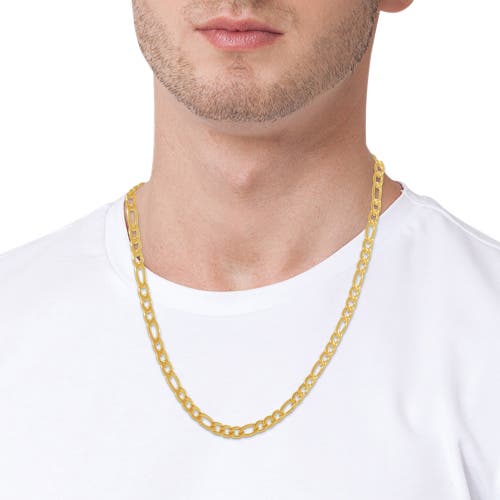 Lucky Brand Figaro Chain Necklace In Gold