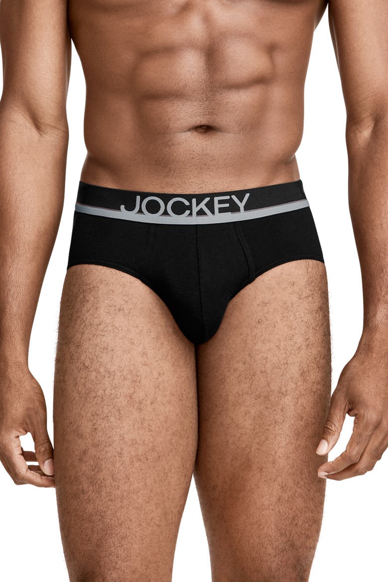 Mens True Style Brief - 3 Pack, Alternate, color, Black Night
