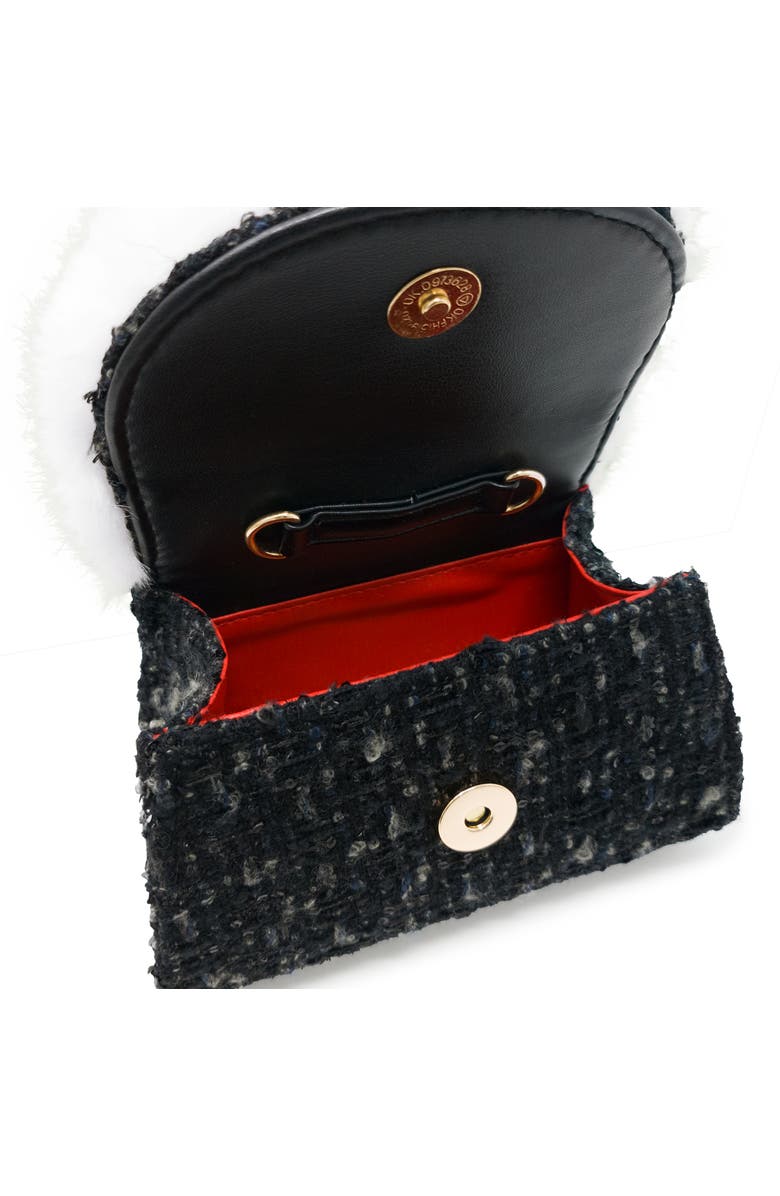 Puttisu Handbag - Pearl Ribbon, Alternate, color, Noir Tweed