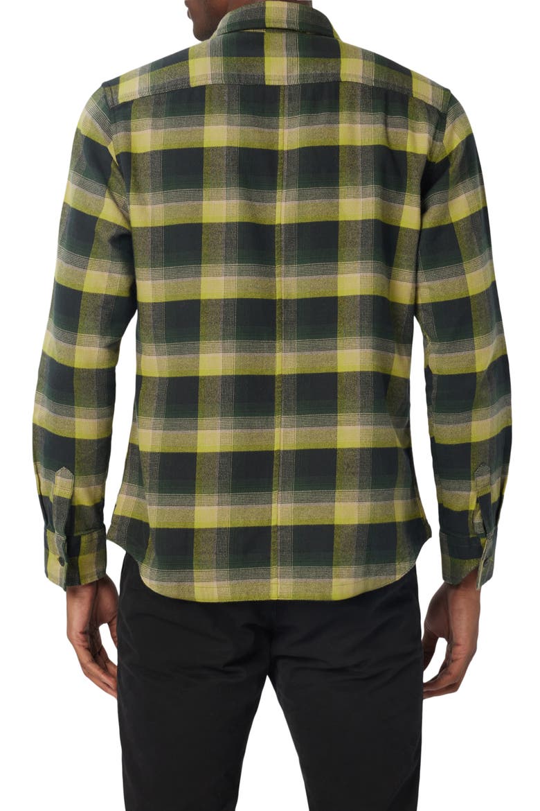 Stadium Shirt Jacket, Alternate, color, BLACK GREEN FINE CHECK