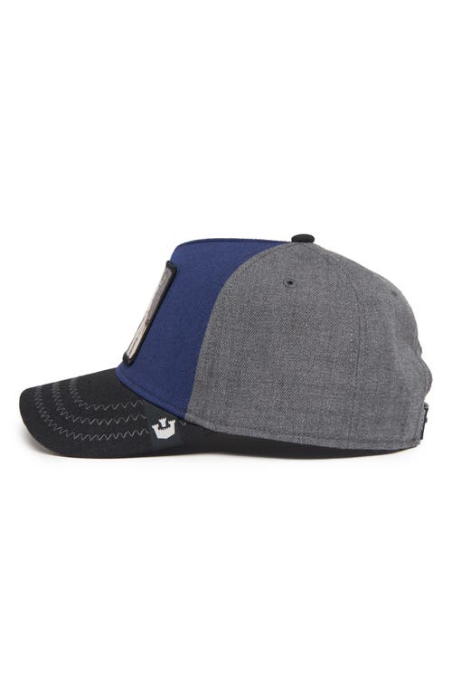 Goorin Bros . Goat Field Patch Wool Snapback Hat In Blue