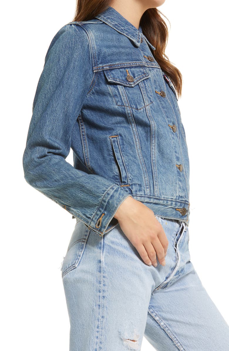 Levi's<sup>®</sup> Levis<sup>®</sup> Original Trucker Jacket, Alternate, color, Soft As Butter Dark