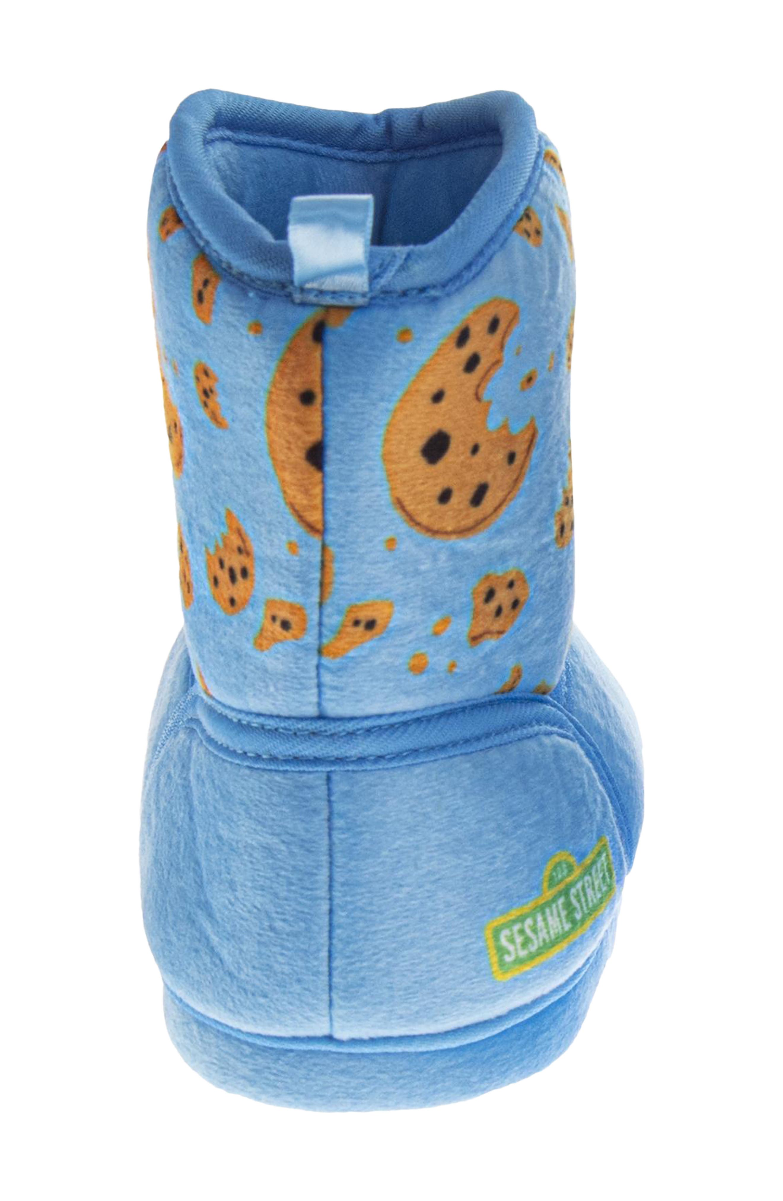 Kids' Sesame Street Cookie Monster Boot, Alternate, color, BLUE