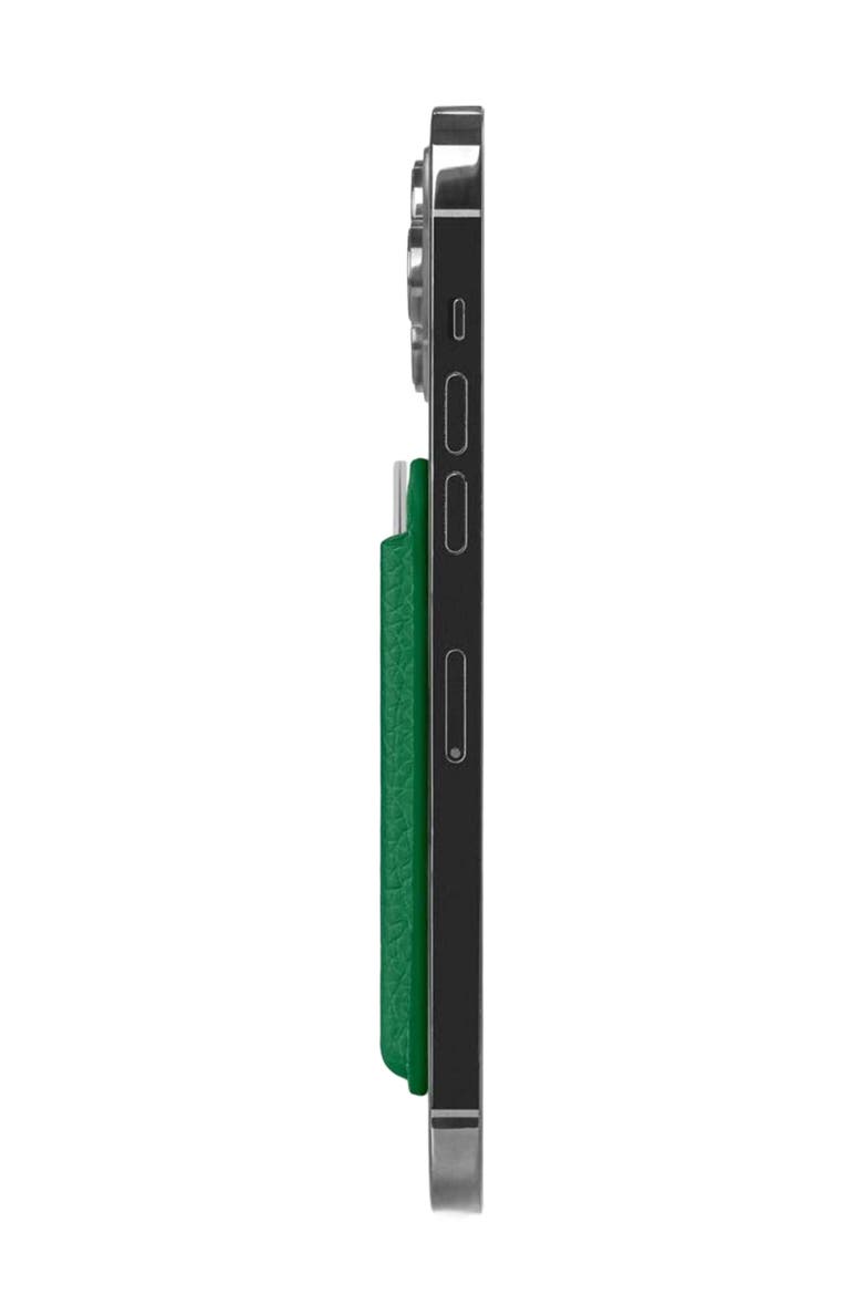 Leather MagSafe Wallet, Alternate, color, Emerald Green