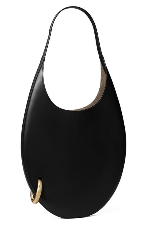 Tory Burch Pierced Shoulder Bag In Black