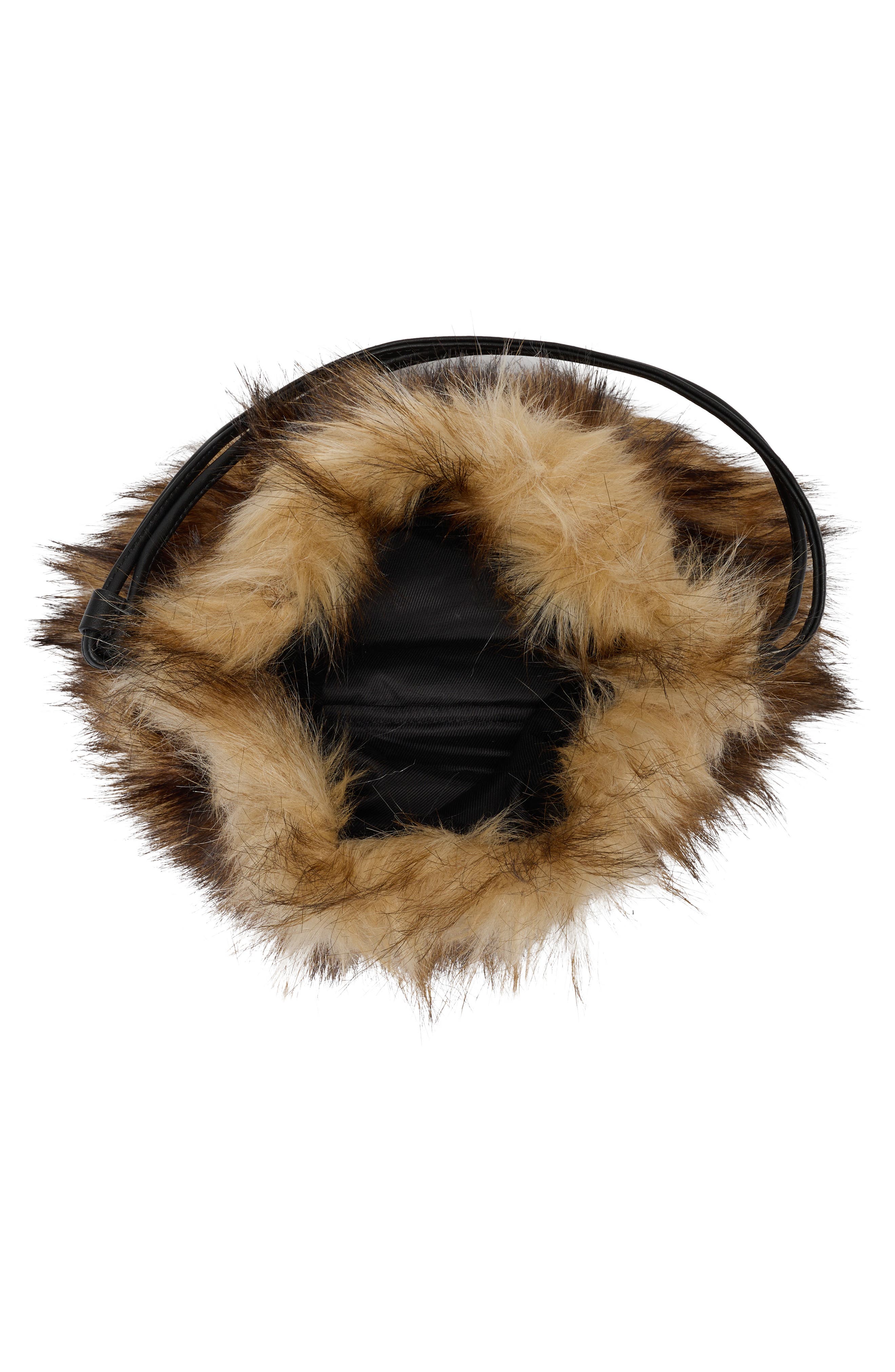 Arlo Faux Fur Shoulder Bag, Alternate, color, MINK