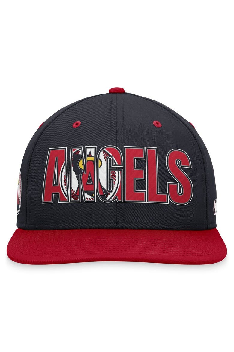 Men's Nike Navy California Angels Cooperstown Collection Pro Snapback Hat, Alternate, color, Navy