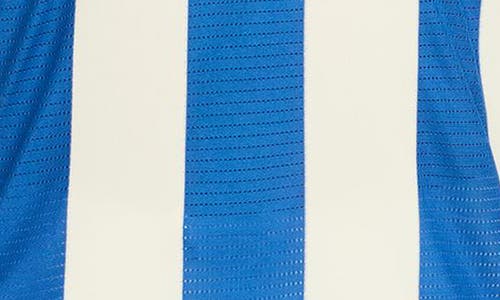 Jordan Brooklyn Collegiate Stripe Goalie Top In Blue