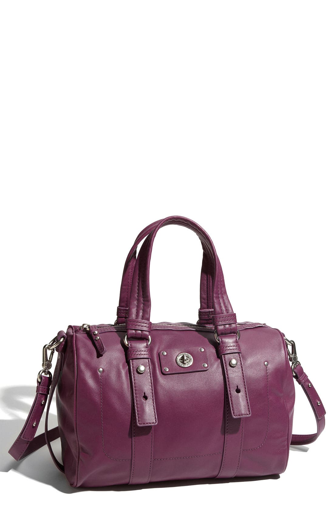 MARC BY MARC JACOBS 'Totally Turnlock - Shifty' Satchel, Main, color, MAGIC VIOLET