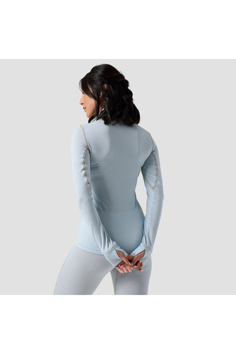Pines Micrrid Ultra-Lt Baselayer 1/4-Zip Top - Women's, Alternate, color, Skyride