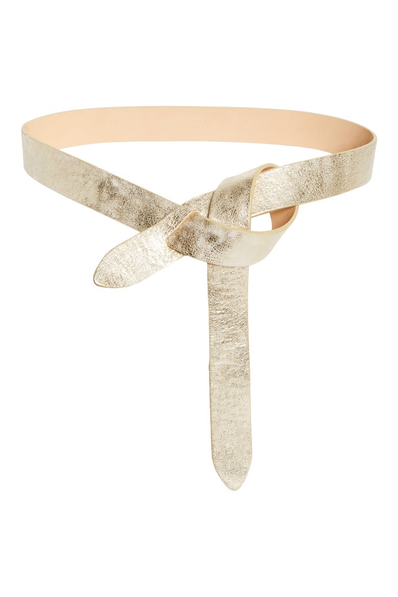 Lecce Metallic Belt, Main, color, LIGHT GOLD