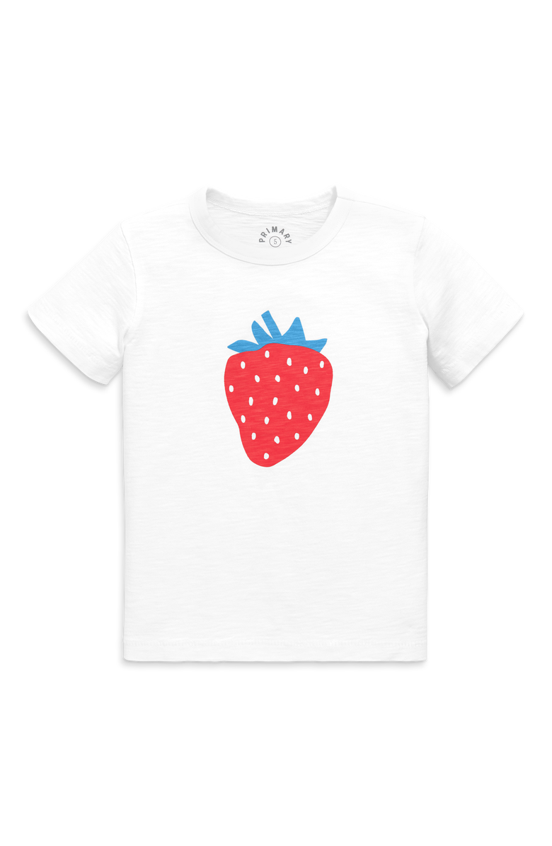 Primary Kids Strawberry Tee, Alternate, color,