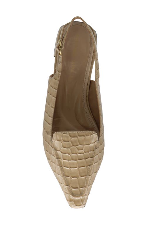 Adrienne Vittadini Rafi Slingback Flat In Neutral