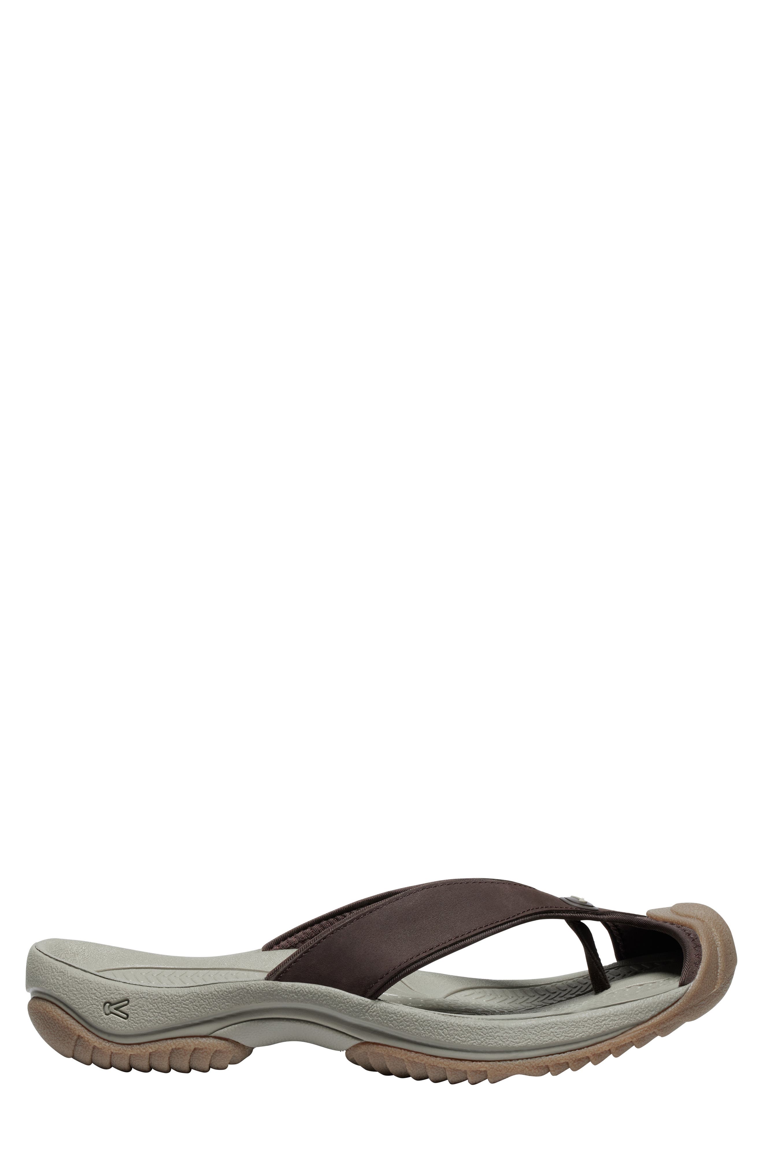 KEEN Waimea Flip Flop, Alternate, color, Java/ Plaza Taupe
