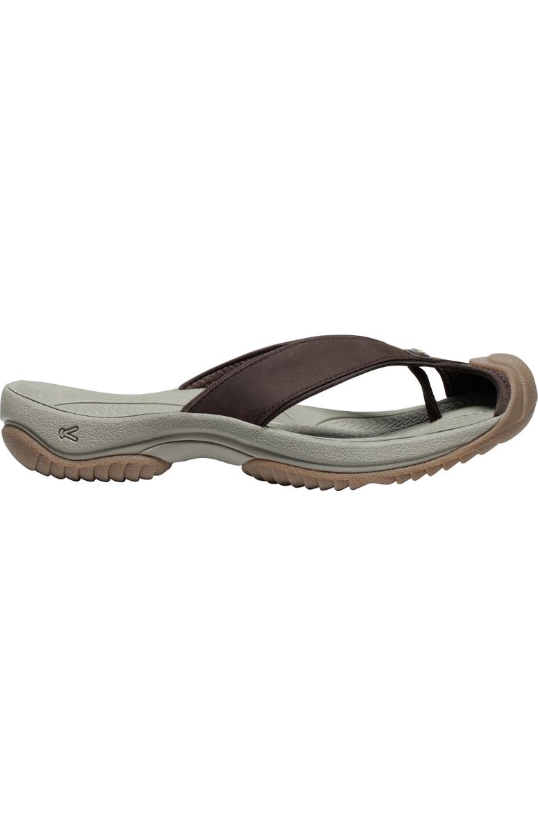 KEEN Waimea Flip Flop, Alternate, color, Java/ Plaza Taupe