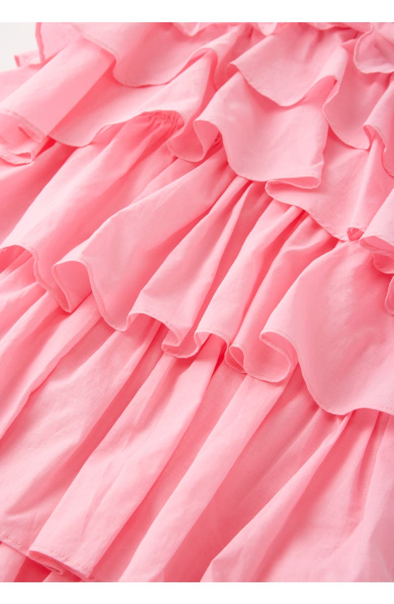 Marlo Kids Ellie Cotton Frill Maxi Dress, Alternate, color, Pink