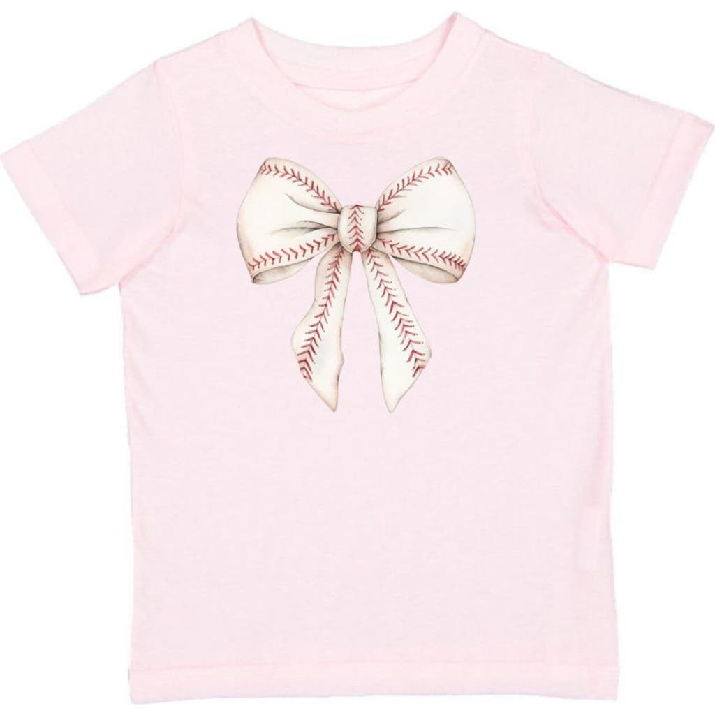 Sweet Wink Baseball Bow Short Sleeve T-Shirt in Pink  product