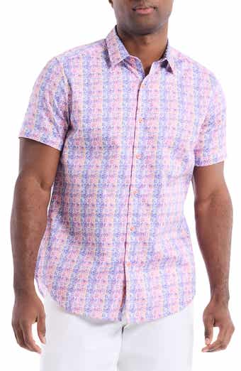 Robert Graham Formby Short Sleeve Cotton Button-Up Shirt