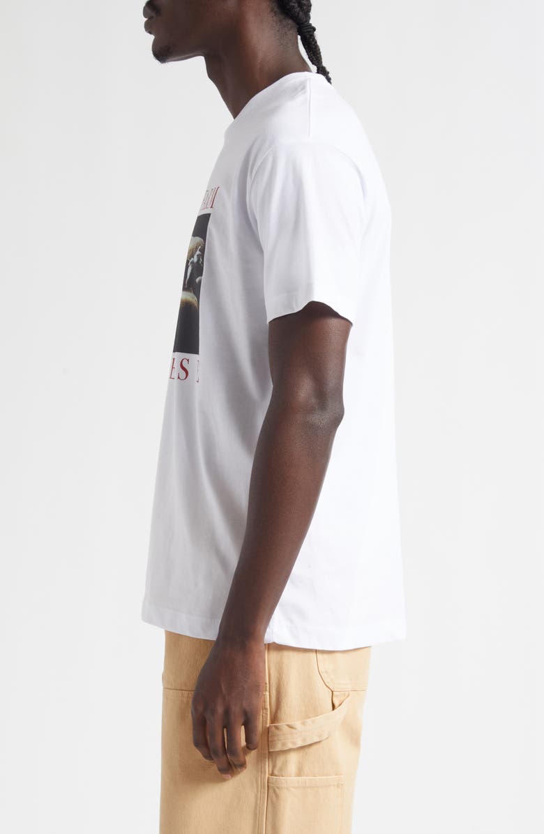 Sky High Farm Workwear Gender Inclusive Sheep Regenerative Cotton Graphic T-Shirt, Alternate, color, White