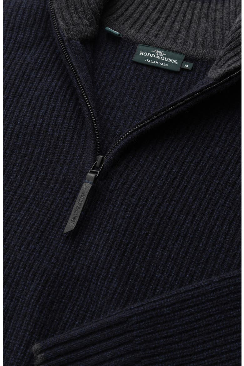 Robbies Road Quarter Zip Sweater, Alternate, color, MIDNIGHT