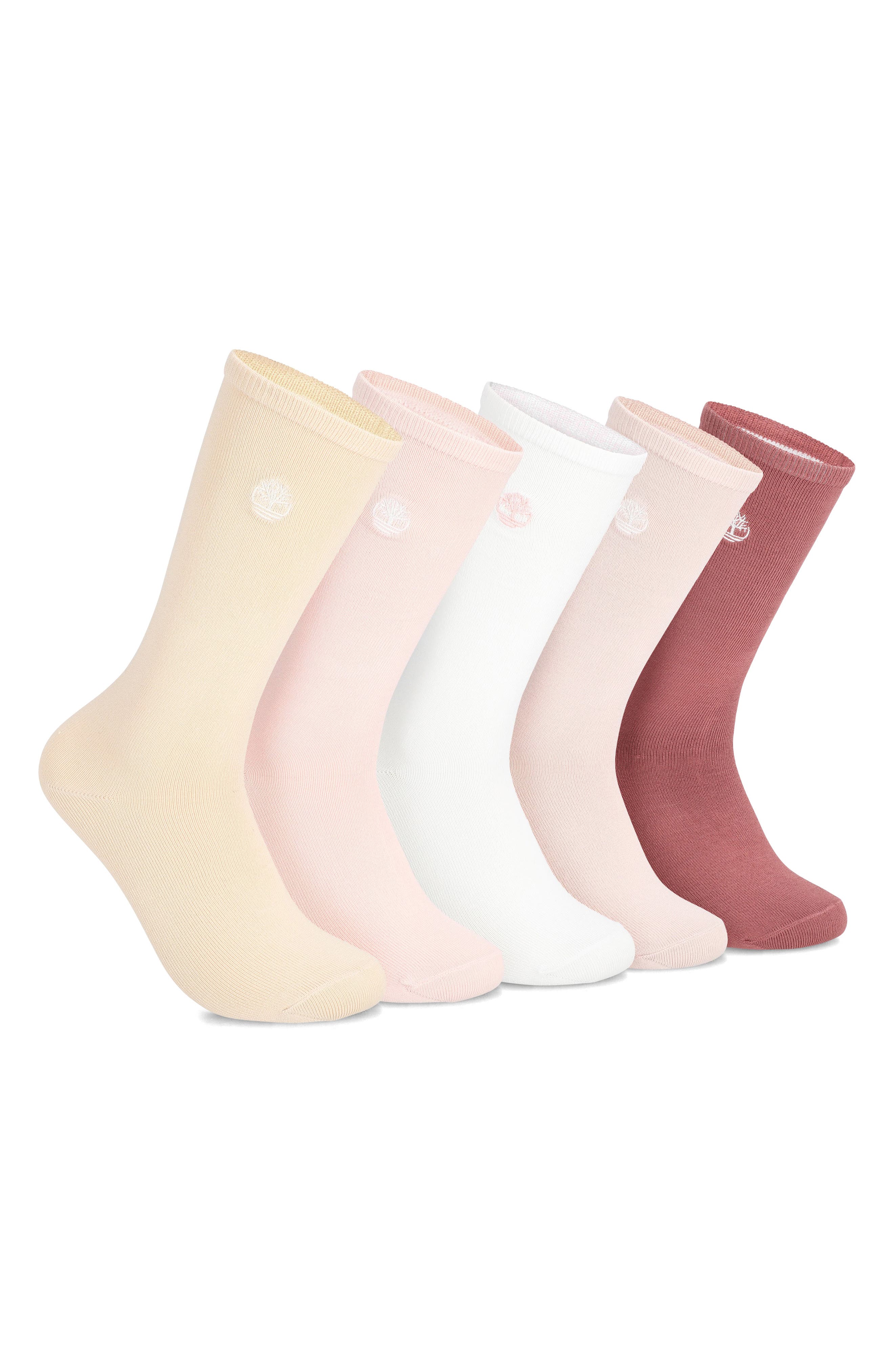 Super Soft Assorted Pack of 5 Crew Socks