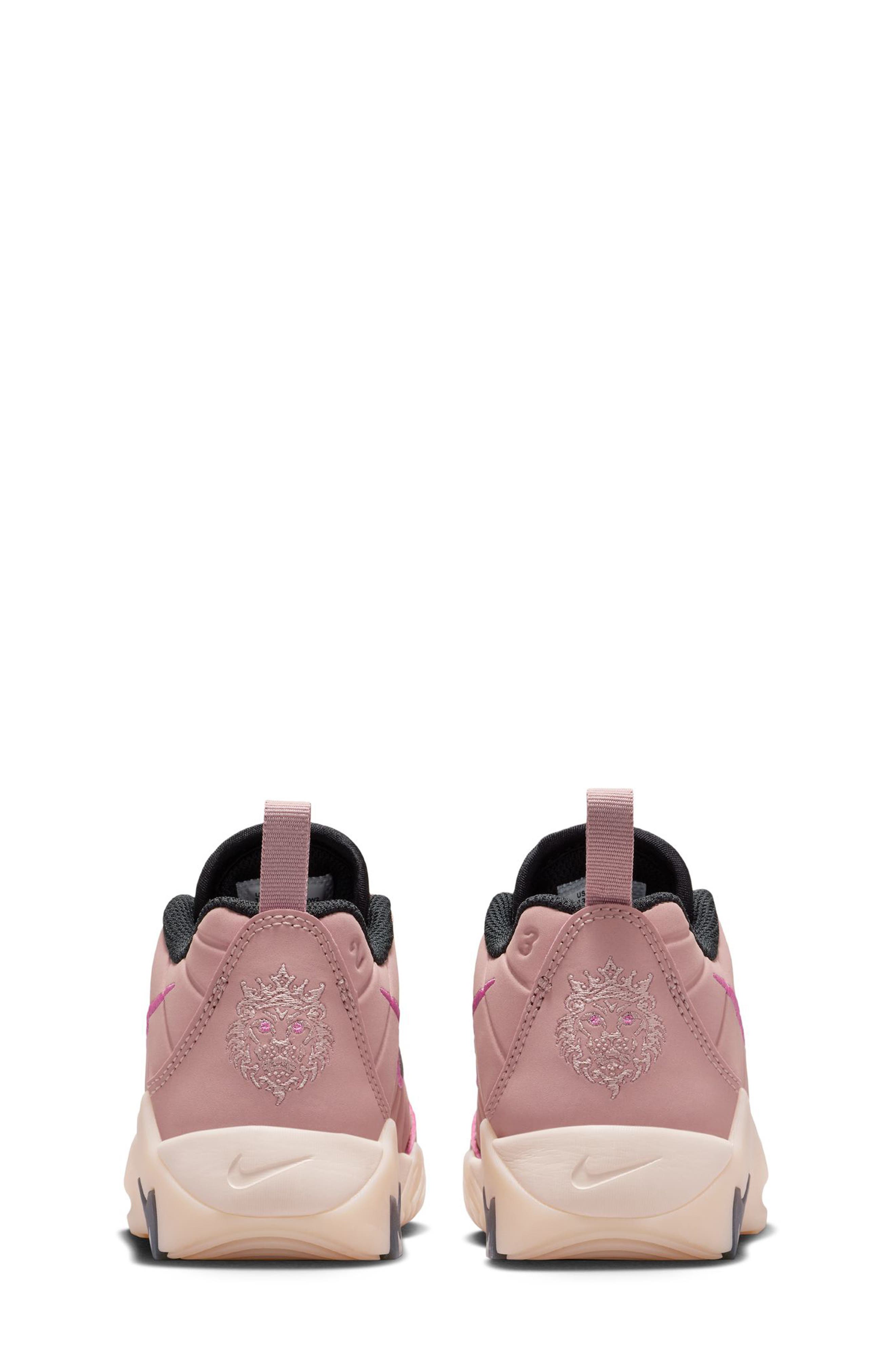 Nike Kids' LeBron Witness 9 Basketball Shoe, Alternate, color, 600 Parpin/Irngry